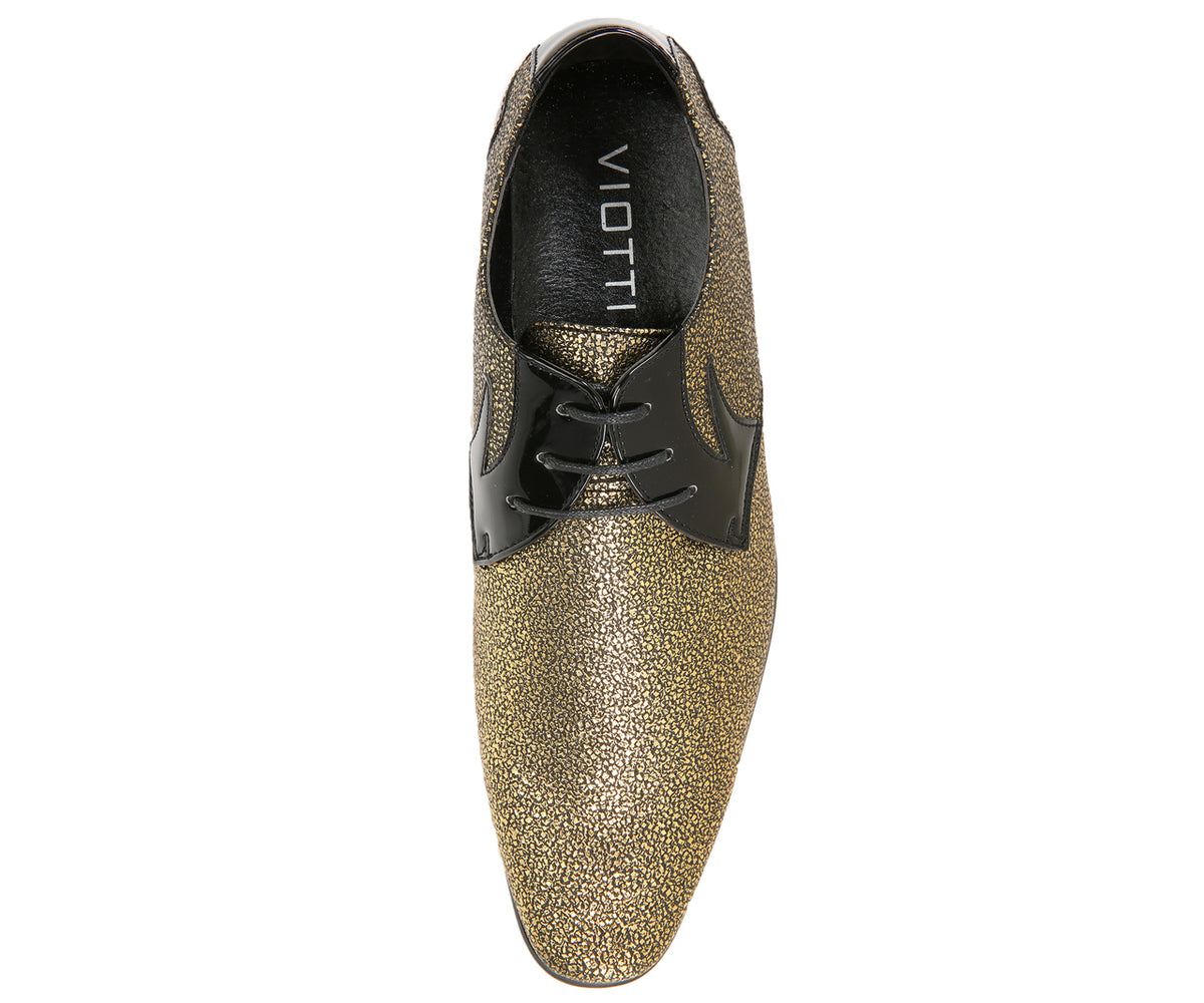 Men Shoe Amali Metallic Gold-035C – Men Suits Direct