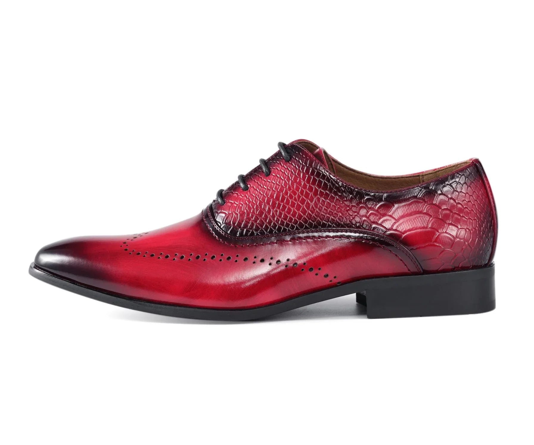 Men's Dress Shoe Burk Red – Men Suits Direct