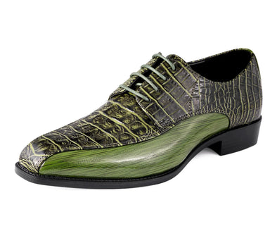 Men Dress Shoes-Harvey Olive