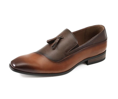 Men Dress Shoe- KURT BROWN - Church Suits For Less