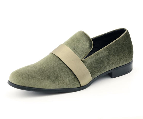 Men Dress Shoes-Knight Olive