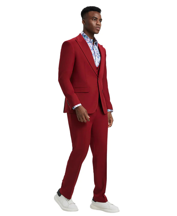 Men's Stacy Adams Suits-SM255H1-05