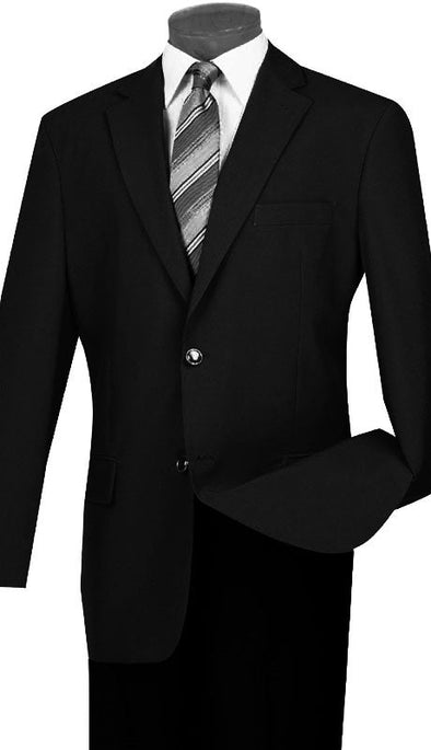 Vinci Sport Coat Z-2PP-Black - Church Suits For Less