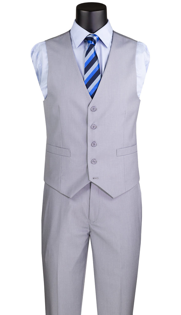 Vinci Suit SV2900-Lt. Grey - Church Suits For Less