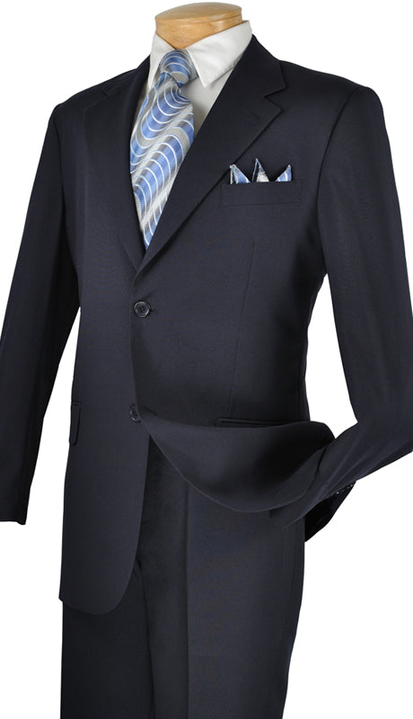 Vinci Suit 2PP-Navy - Church Suits For Less
