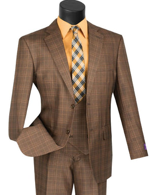 Vinci Suit V2RW-7 Chestnut - Church Suits For Less