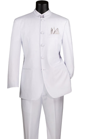 Vinci Men Suit 5HT-White