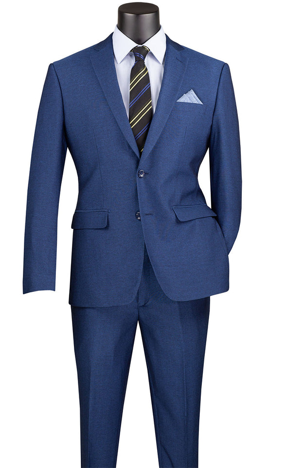 Vinci Men Suit S2RK-7-Blue