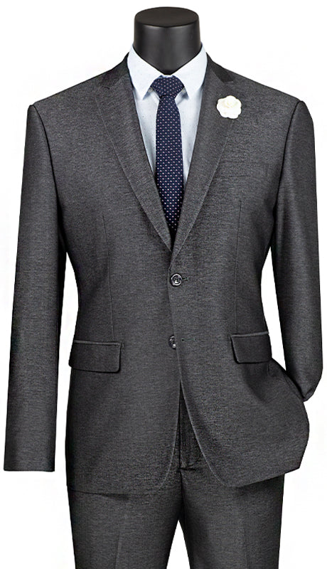 Men's Slim Fit Suit S2RK-7-Smoke