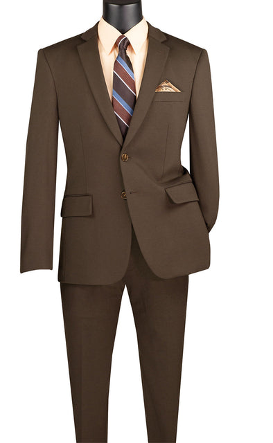 Vinci Men Suit SDX-3 Brown