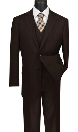 Men Vinci Suit V2RS-7-Brown