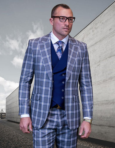 Men Statement Suit FASINI Grey