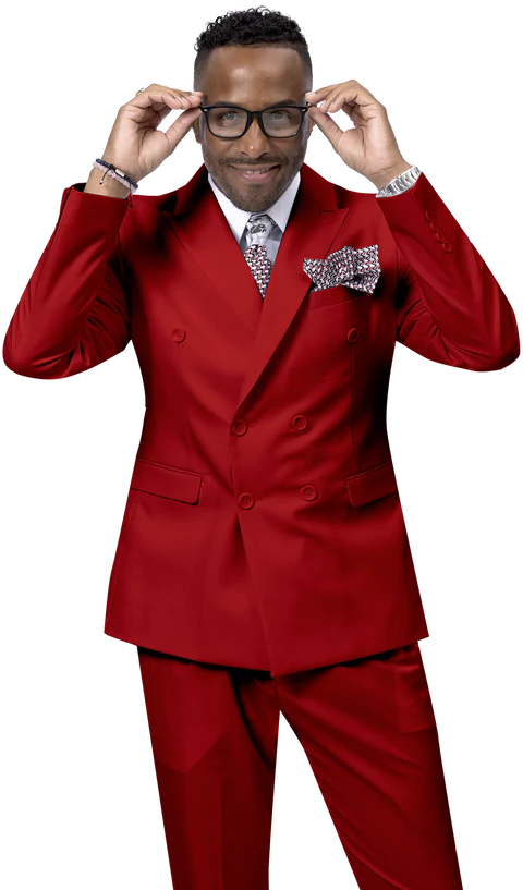 Men Ej Samuel Suit M2772 -Red