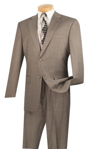 Vinci Men Suit 2LK-1-Gray - Church Suits For Less