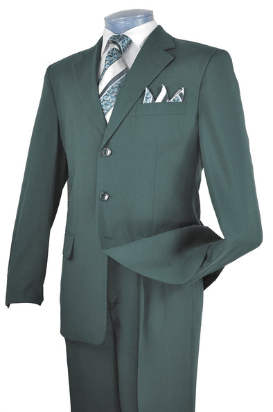 Vinci Men Suit 3PPC-Grey - Church Suits For Less