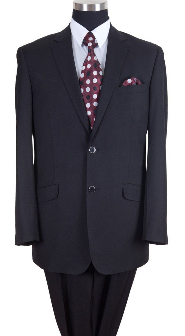 Milano Moda Men Suit 57026-Black - Church Suits For Less