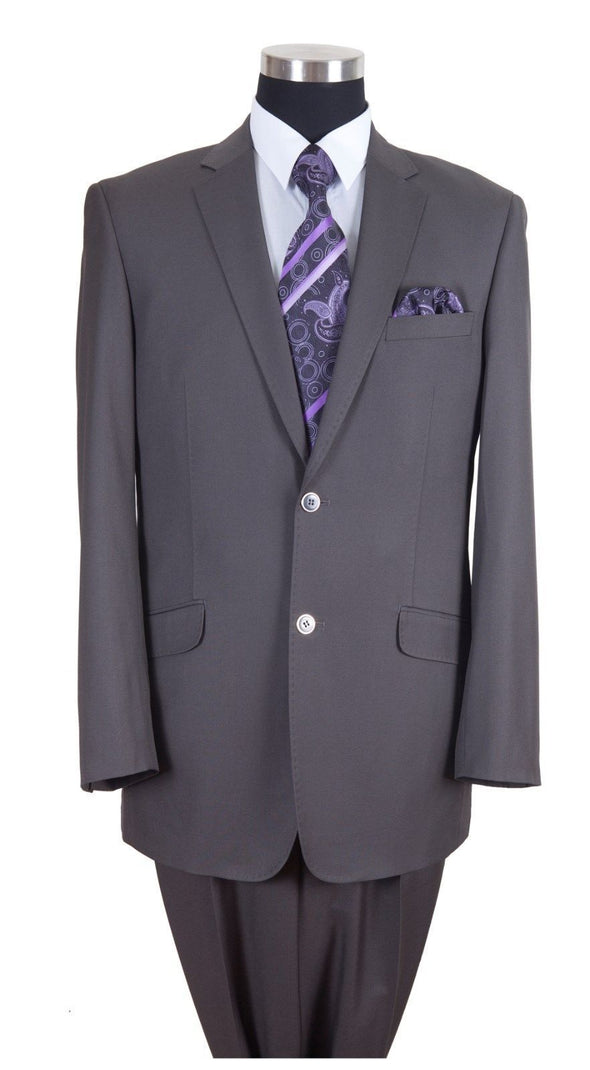 Milano Moda Men Suit 57026-Grey - Church Suits For Less