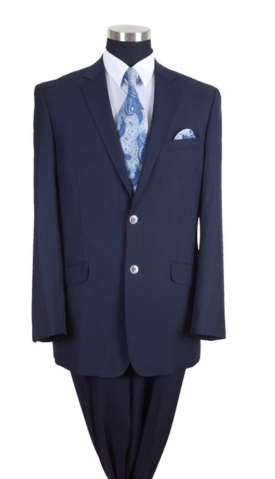 Milano Moda Men Suit 57026-Navy - Church Suits For Less
