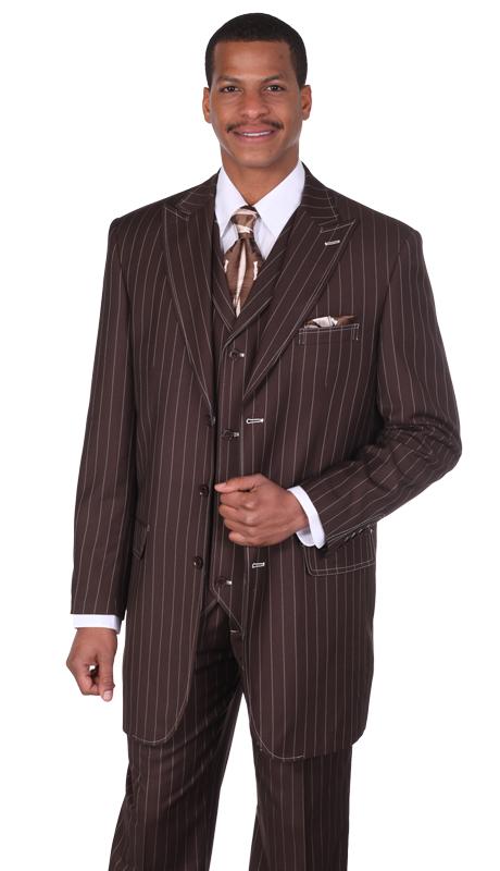 Milano Moda Suit 5903V-Brown - Church Suits For Less