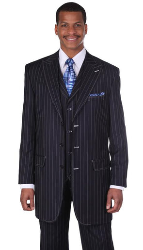 Milano Moda Suit 5903V-Navy - Church Suits For Less