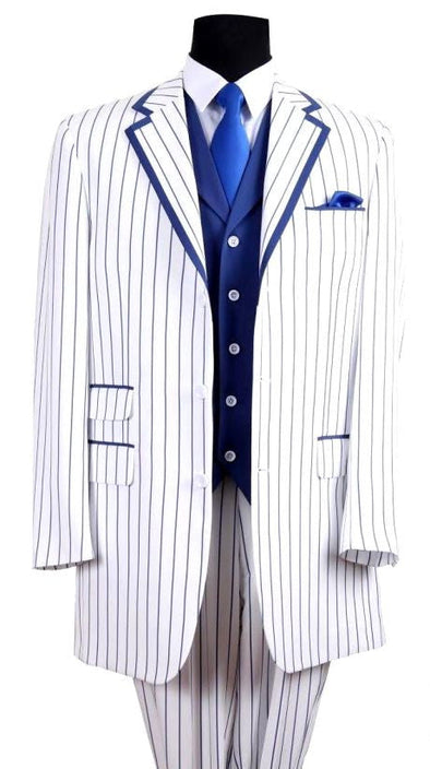 Milano Moda Suit 5908V-White/Blue - Church Suits For Less