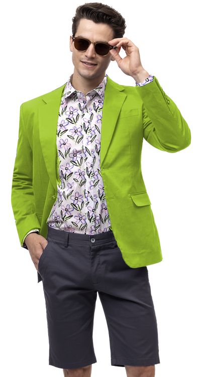 Mens lime 2025 green blazer