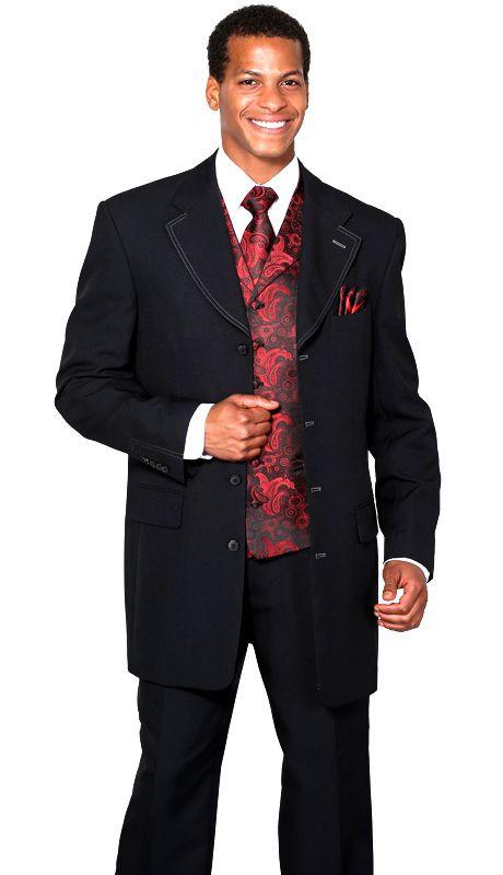 Buy Milano Moda Men's Black/ Red Suit | Milano Moda Men Suit | Mens Fashion Suit Men Suits Direct Buy Milano Moda Men's Black/ Red Suit | Milano Moda Men Suit | Mens Fashion Suit Men Suits Direct