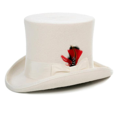 Men Top Hat-WHITE S