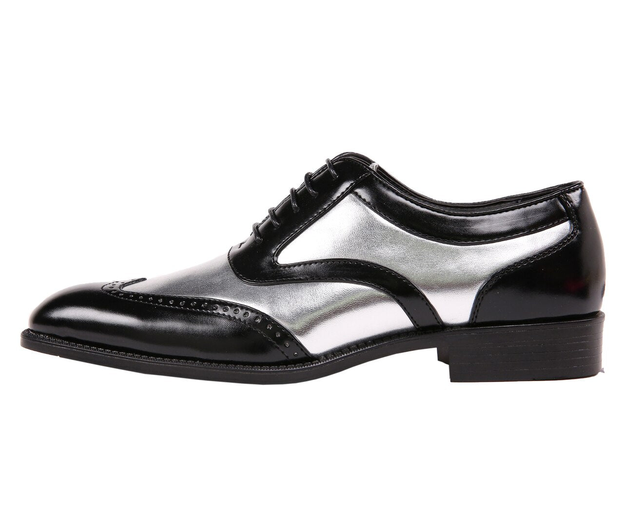 Men Dress Shoes-211-Silver Men Suits Direct Men Dress Shoes-211-Silver Men Suits Direct