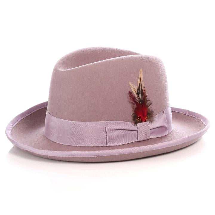 mens purple dress hats Purple Dress Hat for Unique Suit Style