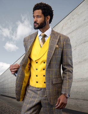 Men Fashion Suits- Benson Banana