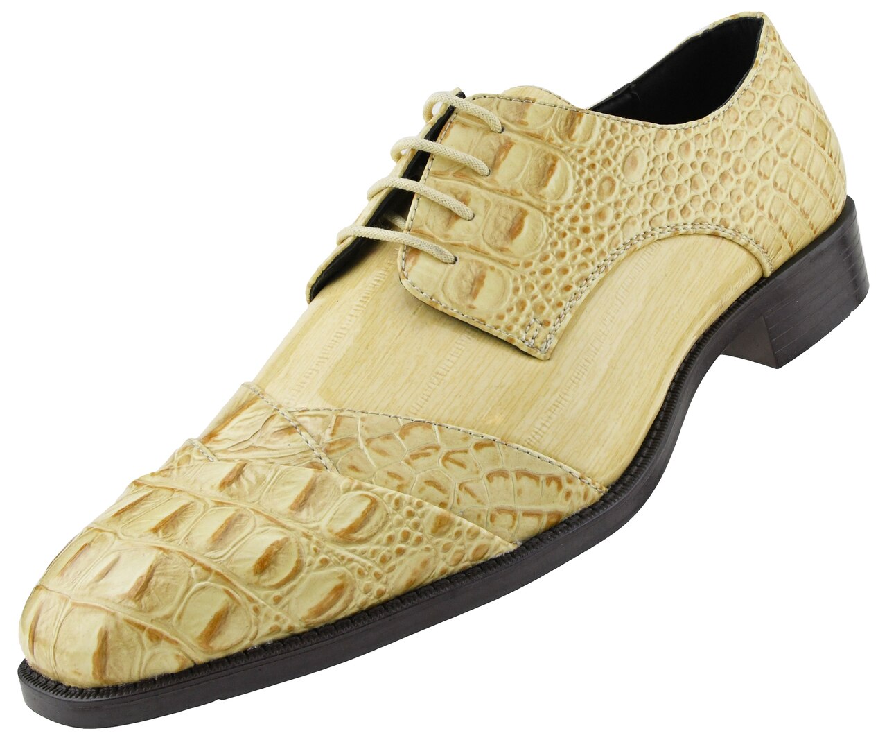 Men Dress Shoes-Alligator-Taupe Men Suits Direct Men Dress Shoes-Alligator-Taupe Men Suits Direct