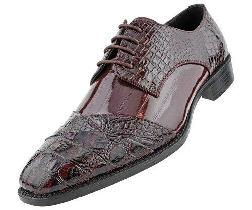 Men Dress Shoes-Alligator-Burgundy Men Suits Direct Men Dress Shoes-Alligator-Burgundy Men Suits Direct