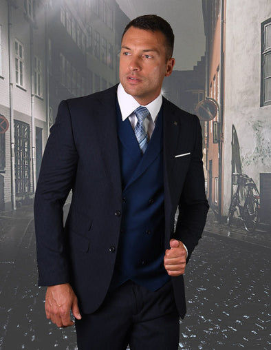 Men Statement Suit CAMDEN-NAVY