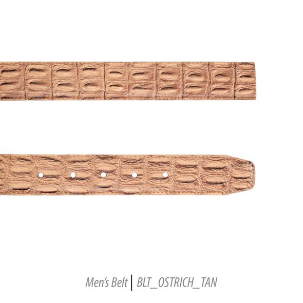 Men Leather Belts-BLT-Tan