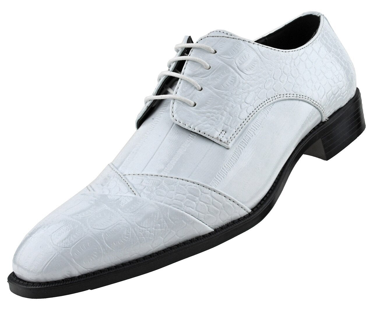 Men Dress Shoes-Alligator-White – Men Suits Direct Men Dress Shoes-Alligator-White – Men Suits Direct