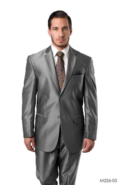 DeZilino Men Suit M226-Silver
