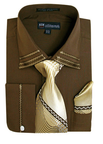Dress Shirt SG28-Brown