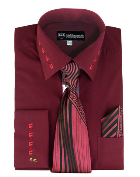Dress Shirt SG35-Burgundy