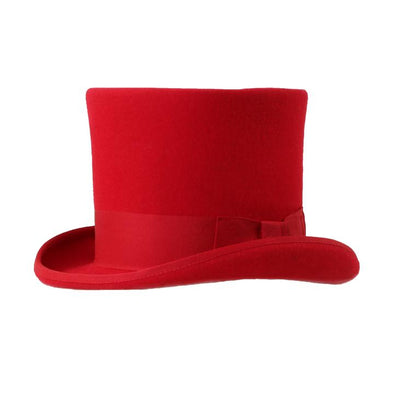 Men Top Hat-RED M