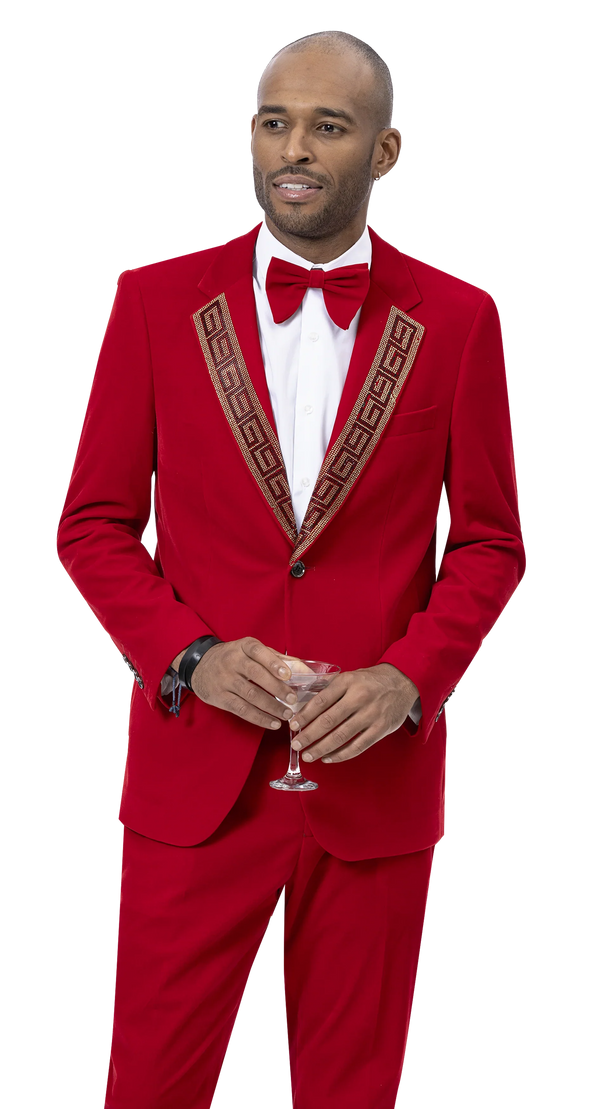 EJ Samuel Blazer JP110 - Red - Church Suits For Less