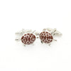 Silvertone Turtle Cuff Links With Jewelry Box