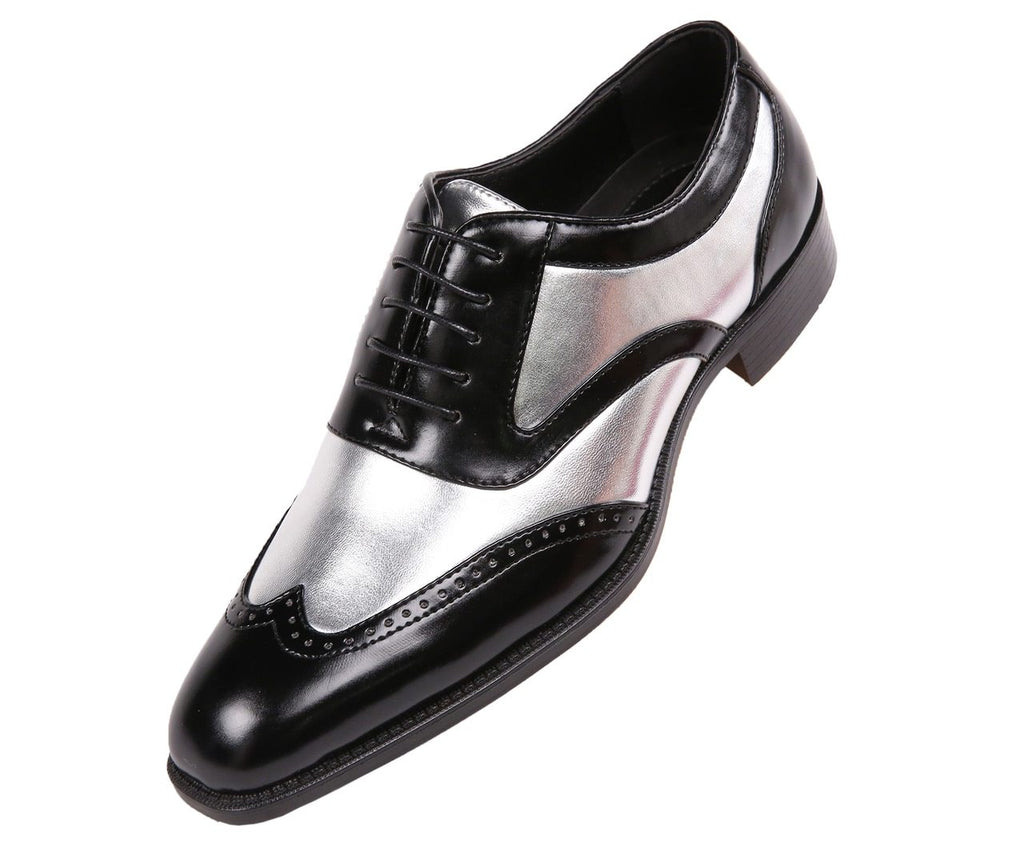 Men Dress Shoes-211-Silver Men Suits Direct Men Dress Shoes-211-Silver Men Suits Direct