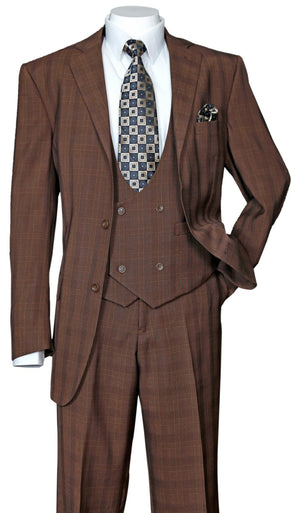 Fortino Landi Suit 5702V6-Brown - Church Suits For Less