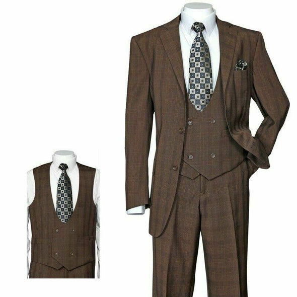 Fortino Landi Suit 5702V6-Brown - Church Suits For Less