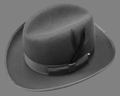 Men Godfather Hat-Grey - Church Suits For Less