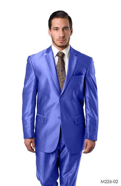 DeZilino Men Suit M226-Light Blue