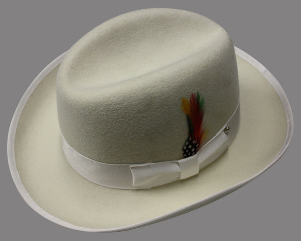 Men Godfather Hat-Off White - Church Suits For Less