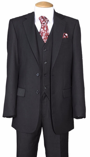 Fortino Landi Men Suit 5702V3-Black