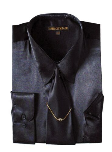 Milano Moda Shirt SG08-Black - Church Suits For Less